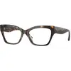 Image de VOGUE EYEWEAR Femme VOGUE EYEWEAR VO5523 W656 Montures optiques Acétate Marron Cat Eye Normale