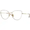 Image de VOGUE EYEWEAR Femme VOGUE EYEWEAR VO4298T 5193 Montures optiques Titane Marron Cat Eye Normale