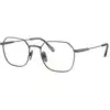 Image de Ray - Ban Unisex Ray - Ban RX8794 JIM TITANIUM 1000 Montures optiques Titane Gris Transparent Géométrique Normale