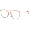 Image de Ray - Ban Femme Ray - Ban RX7140 8335 Montures optiques Injecté Rose Pantos Normale