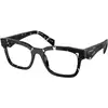 Image de Prada Homme Prada PR A10V 15O1O1 Montures optiques Acétate Marron Pillow Normale