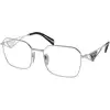 Image de Prada Femme Prada PR A51V 1BC1O1 Montures optiques Acier Argent Géométrique Normale