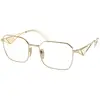 Image de Prada Femme Prada PR A51V ZVN1O1 Montures optiques Acier Or Géométrique Normale