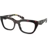Image de Prada Femme Prada PR A06V 17N1O1 Montures optiques Acétate Tortue Géométrique Normale