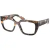Image de Prada Femme Prada PR A03V 14P1O1 Montures optiques Acétate Marron Géométrique Normale