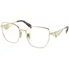 Image de Prada Femme Prada PR A54VD ZVN1O1 Montures optiques Acier Or Papillon Normale