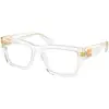 Image de Miu Miu Femme Miu Miu MU 02XV 2AZ1O1 Montures optiques Acétate Transparent Carré Normale