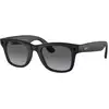 Image de Ray - Ban Unisex Ray - Ban Meta RW4006 Wayfarer 601ST3 - GEN 1 Lunettes de soleil Injecté Noir Gris Carré Polarisé Ombré