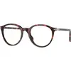 Image de Persol Unisex Persol PO3353V 24 Montures optiques Acétate Tortue Transparent Pantos Normale