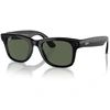 Image de Lunettes intelligentes Ray-Ban Meta Wayfarer, Taille M, Sans fil, Bluetooth, Microphone, Lunettes intelligentes à IA, Verres G15, Standard, Vert-Noir