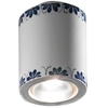 Image de Plafonnier classique Trieste blancReproductioné, fil marron, 1 lampe E14
