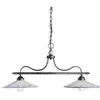 Image de Ferroluce Lampe à suspendre Asti Blanc max. 2 x 75W E27 fait main Céramique