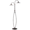 Image de L'Aquila Lampadaire Classique Métal et Céramique Cuivre Noir 2 Lumières E27