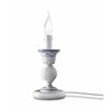 Image de Sanremo Classic Lamp Metal And Ceramic White Silver Shaded 1 Light E14