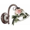 Image de Applique classique « Napoli » en métal et céramique, noir dégradé cuivre, 1 lampe, culot E14