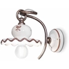 Image de Classic Roma Metal And Ceramic Ceramic Black Shaded Copper 1 Light E14
