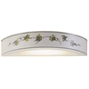 Image de Applique classique Trieste blancheReproductionée d'un fil vert gazon, 1 lampe R7S