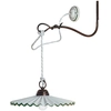 Image de Applique murale classique L'Aquila, métal et céramique, noir dégradé cuivre, 1 lampe, culot E27