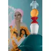 Image de Ferroluce Lariat Lampe à suspendre 56cm Turquoise Ronde