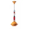 Image de Ferroluce Lampe à suspendre Lariat 70cm Orange Rond