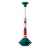 Image de Ferroluce Lampe à suspendre Lariat 70cm Turquoise Ronde