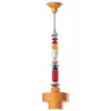 Image de Ferroluce Lampe à suspendre Lariat en céramique 91cm Orange Rond