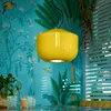 Image de Ferroluce Lampe à suspendre Bellota Ø 35cm Orange ronde