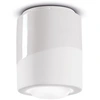 Image de Plafonnier Petit Vintage Decò Pi Céramique Brut Blanc 1 Lumière E27