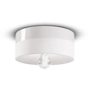 Image de Plafonnier moyen Vintage Decò Pi Ceramic Raw White 1 Light E27