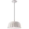 Image de Suspension Large Vintage Deco Madame Stoneware Ceramic Natural White 1 Light E27