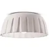 Image de Plafonnier Large Vintage Deco Madame Stoneware Natural White Ceramic 1 Light E27