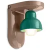 Image de Applique Vintage Déco Berimbau en Céramique Mocha Brown And Turquoise 1 Lumière E27