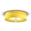 Image de Plafonnier Grand Vintage Decò Pi Céramique Jaune Citron 1 Lumière E27