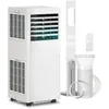 Image de Climatiseur Mobile - Homcom - 7000btu - Refroidissement, Déshumidificateur, Ventilateur, Mode Nuit - Abs - 29,7x28,8x69,7cm - Blanc
