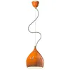 Image de Ferroluce Vague-Vintage Lampe à suspendre Ø 24cm Orange Rond