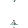 Image de Ferroluce Country Lampe à suspendre Ø 25cm bleue ronde