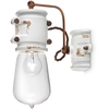 Image de Vintage Urban Fer et Céramique Blanche 1 Lumière E27 22cm