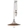 Image de Ferroluce Grunge Rise and Fall Lampe à suspendre vintage Ø 40cm ronde