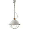 Image de Ferroluce Industrial Lampe à suspendre 40cm ronde