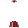 Image de Ferroluce 50's Lampe à suspendre Rouge Ronde