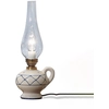 Image de Pompei Classic Ceramic And Satin Decorated Brass 1 Light E14