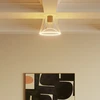 Image de Plafonnier Design Avec Cône Transparent Ampoule Fantôme