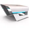 Image de Abri Robot Neo Targa Custom Gardena Couleur argent-noir-bleu. Toit ouvrant. Ruban de couleur personnalisé pour robot. En aluminium.