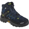 Image de CMP Moon Mid WP Kids 31Q4794-N950, Chaussures de trekking, pour garçons, bleu foncé, taille : 32