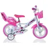 Image de F.lli Schiano Sch Roses 12" - Vélo Pour Filles (3-5 Ans), Roues 12", Cadre En Acier, Avec Accessoires - Couleur Blanc