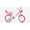 Image de F.lli Schiano Sch Roses 14" - Vélo Pour Filles (4-6 Ans), Roues 14", Cadre En Acier, Avec Accessoires - Couleur Blanc
