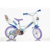 Image de F.lli Schiano Sch Snow Queen 12" - Vélo Pour Filles (3-5 Ans), Roues 12", Cadre En Acier, Avec Accessoires - Couleur Blanc