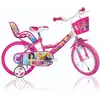 Image de F.lli Schiano Sch Princess 14" - Vélo Pour Filles (4-6 Ans), Roues 14", Cadre En Acier, Avec Accessoires - Couleur Rose