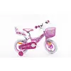 Image de F.lli Schiano Sch Pink Love 12" - Vélo Pour Filles (3-5 Ans), Roues 12", Cadre En Acier, Avec Accessoires - Couleur Rose
