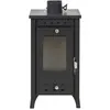 Image de Matilde - Poêle à bois 7,7 Kw 33x38,5xH74 cm, noir